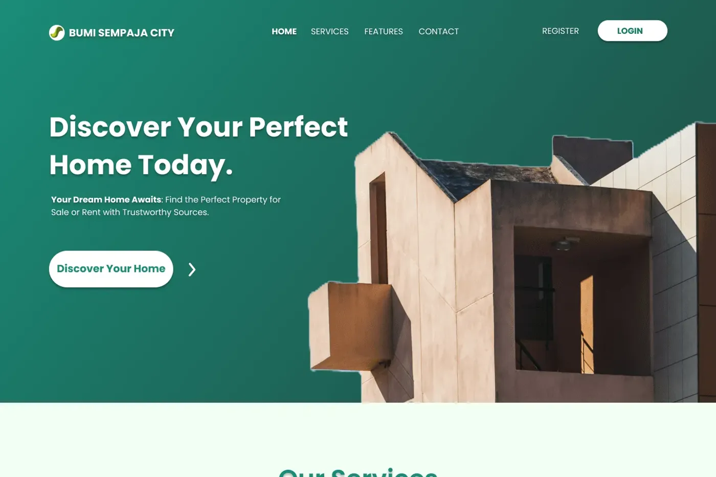 Bumi Sempaja City — Web Redesign — preview