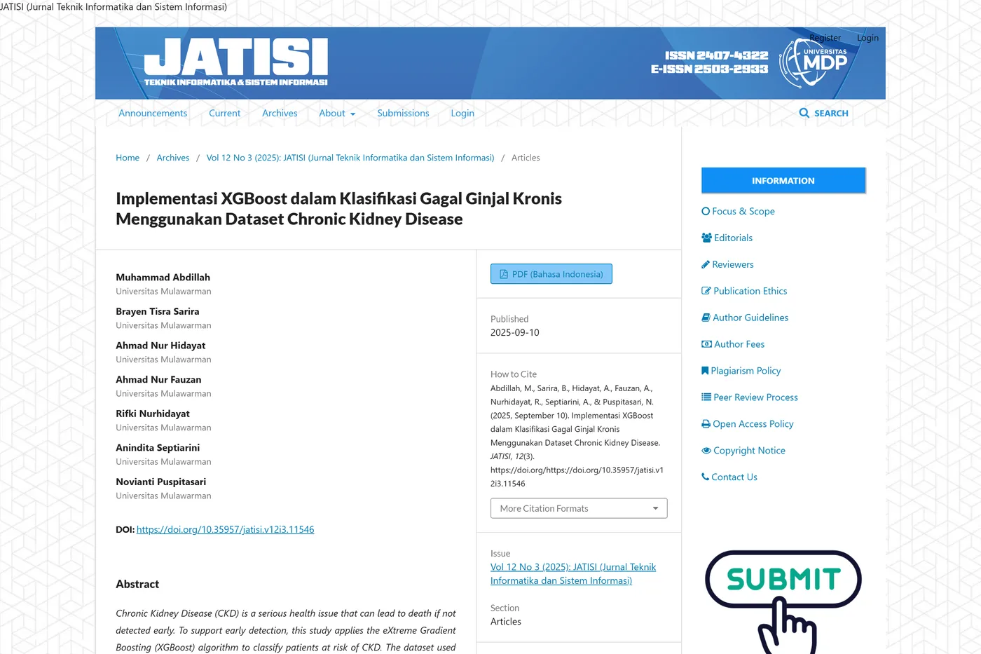 Chronic Kidney Disease Classifier — preview