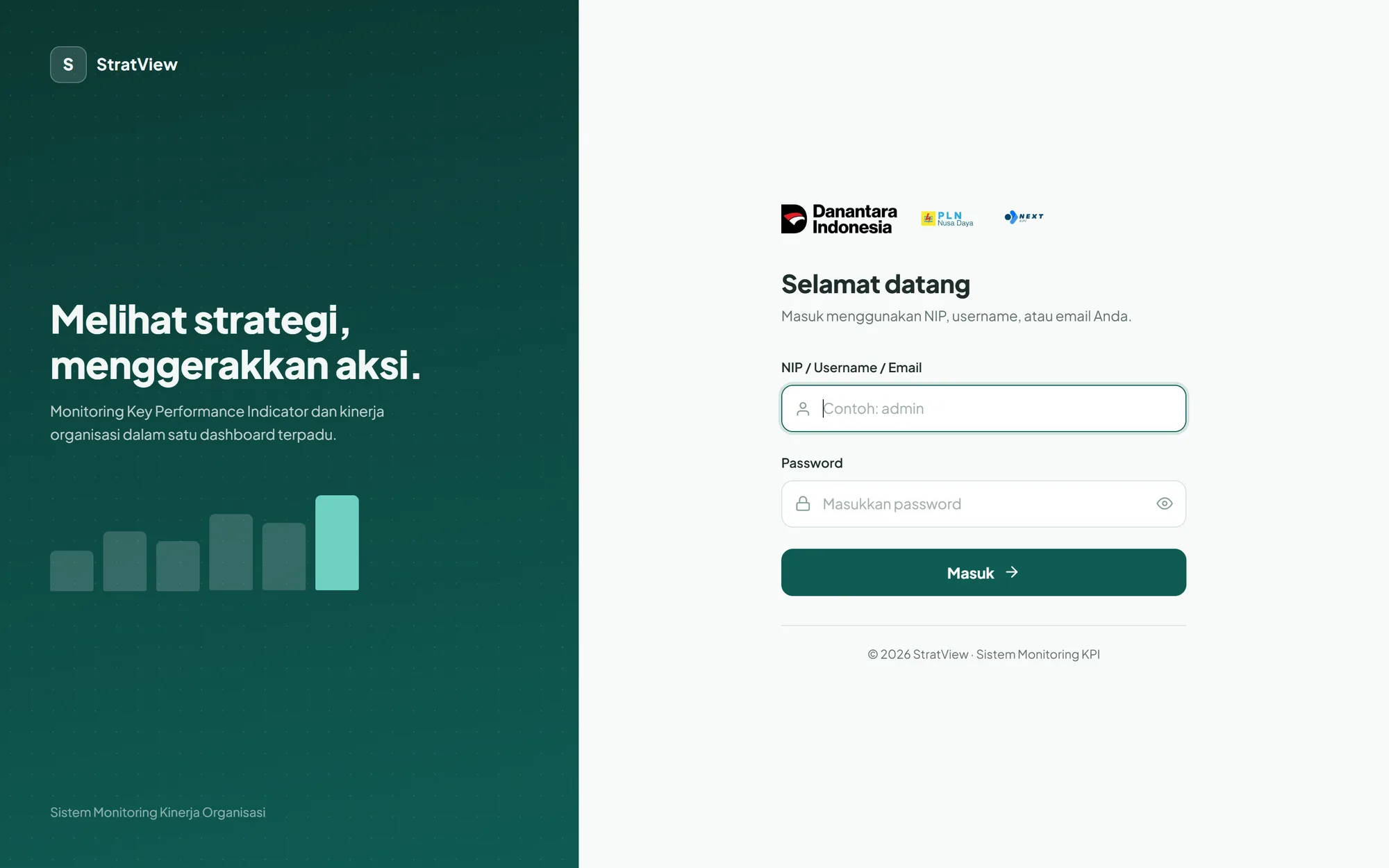 StratView — KPI Monitoring System — preview